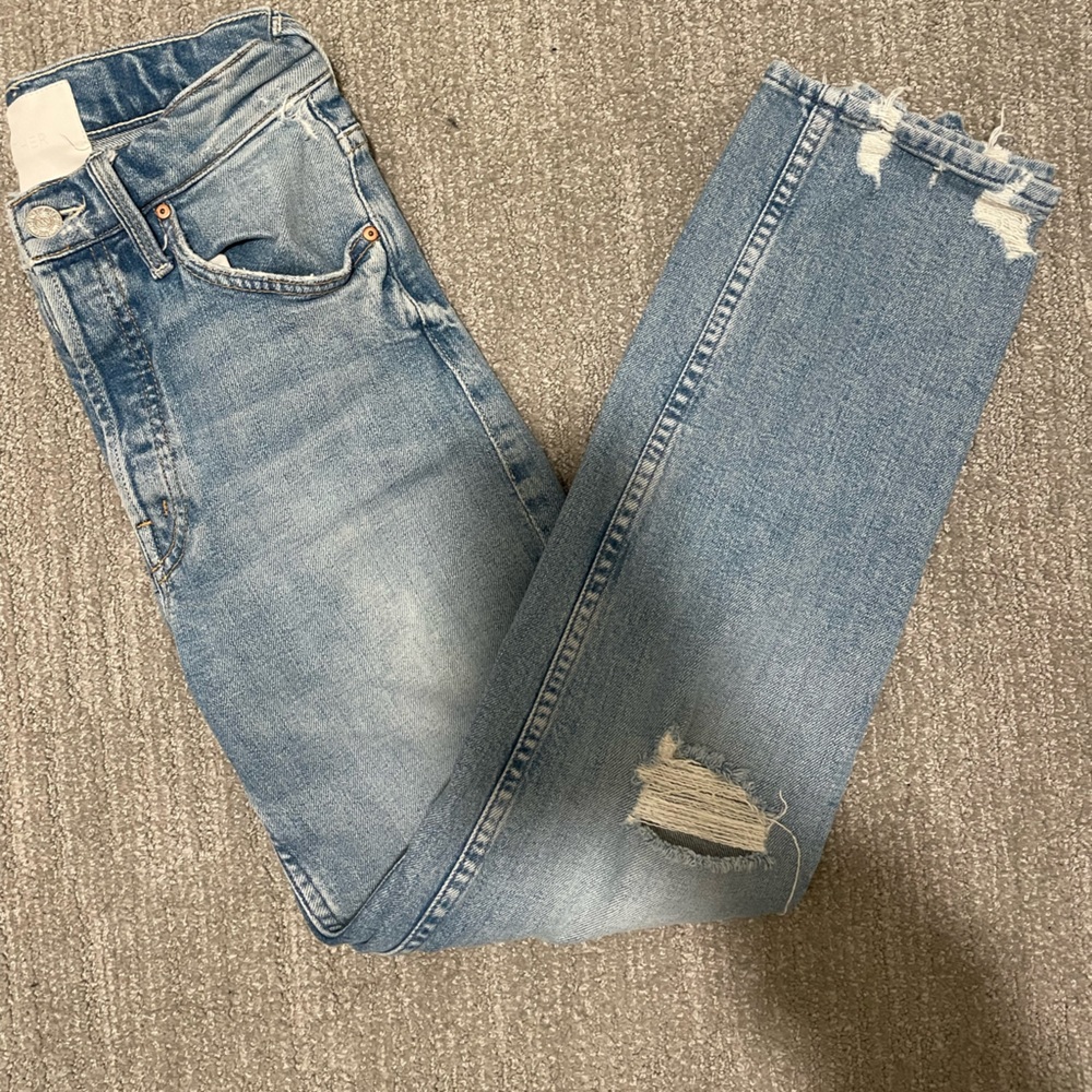 Mother Denim: straight crop Jean